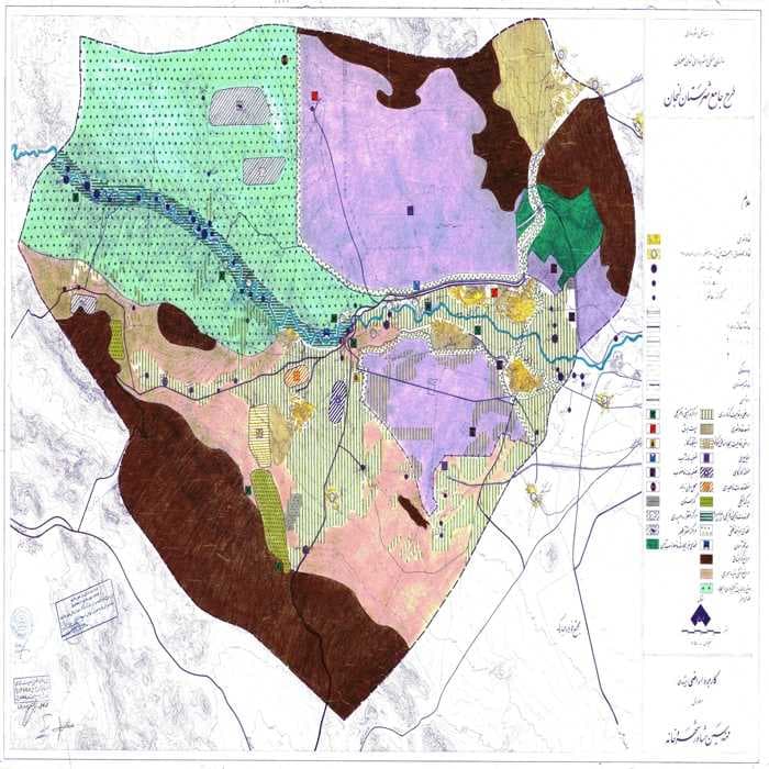 دانلود طرح جامع شهرسده لنجان 1372 + آلبوم نقشه ها — تصویر ۲