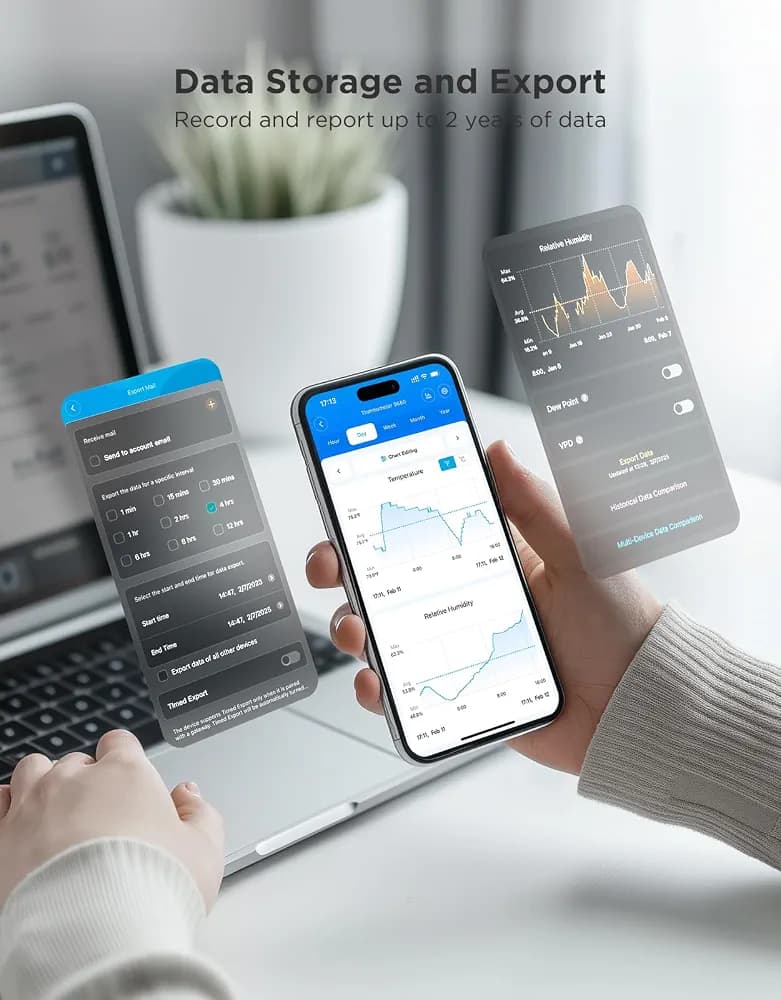 دماسنج و رطوبتسنج اتاق GoveeLife — تصویر ۳