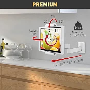 – پایه نصب تبلت 4 جهته برای دیوار و کابینت، — تصویر ۷