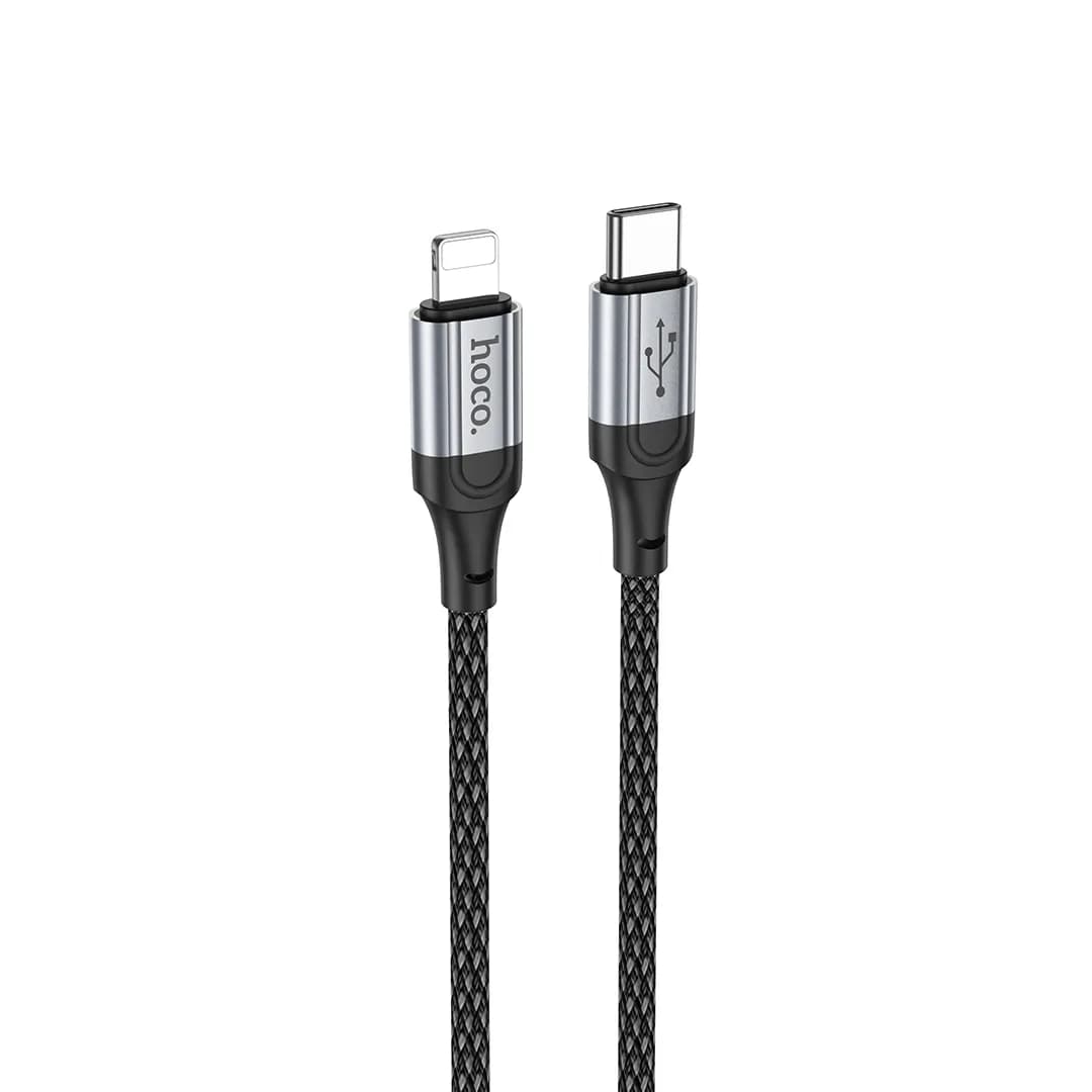 کابل دیتا و شارژ Type-C به لایتنینگ هوکو مدل X102