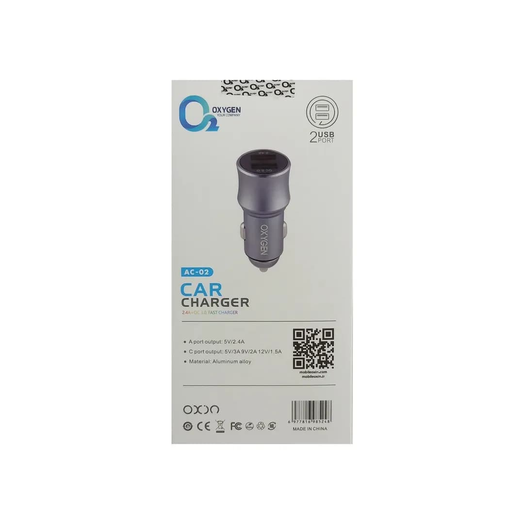 شارژر فندکی اکسیژن مدل AC-02 — تصویر ۳