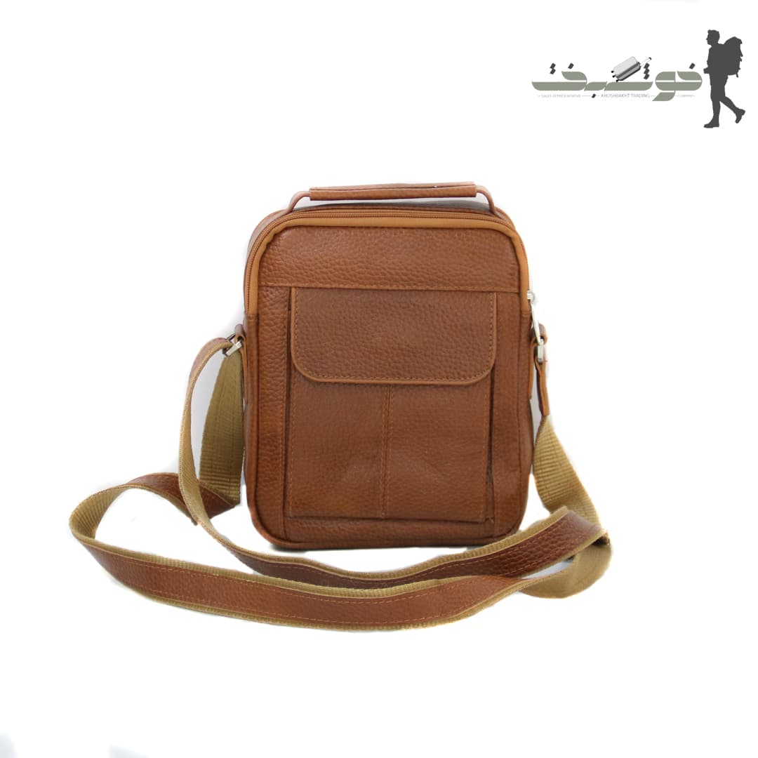 کیف دوشی چرم یک تبله جیب مگنتی