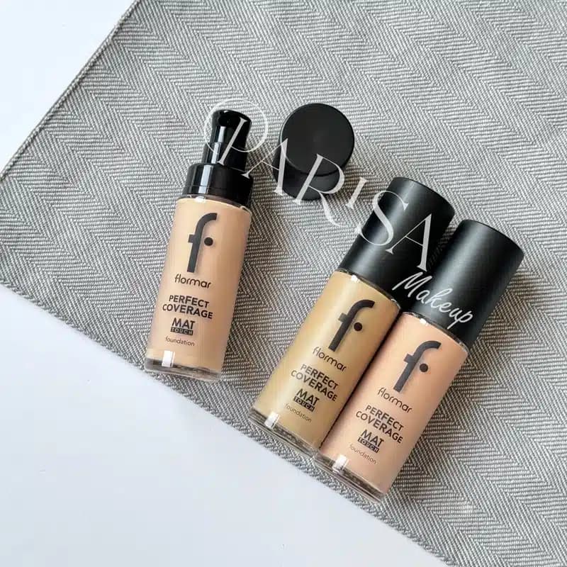 کرم پودر مات فلورمار مدل Perfect Coverage Mat Touch کد 306(رنگ Pastelle)