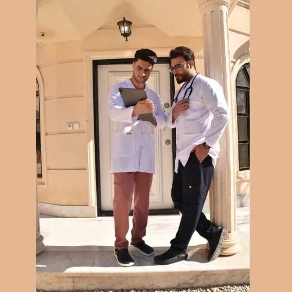 روپوش سفید مردانه برند سینوهه مدل (figs) قد(۸۵-۸۰)سانت — تصویر ۷