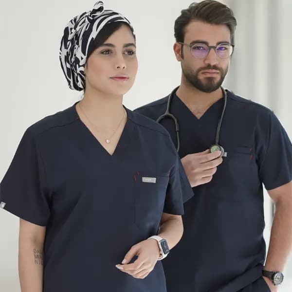 اسکراب شلوار برند سینوهه مدل(figs) رنگ سرمهای — تصویر ۷