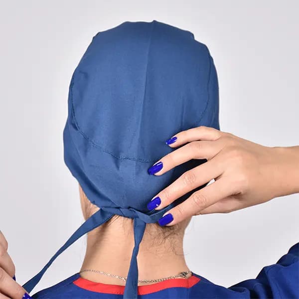کلاه ecg آبی نفتی — تصویر ۲