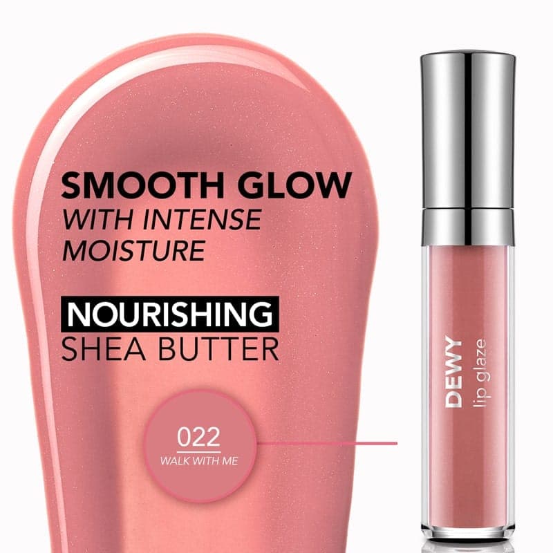 لیپ گلاس براق فلورمار flormar مدل Dewy Lip Glaze کد 022(رنگ Walk With Me) — تصویر ۲