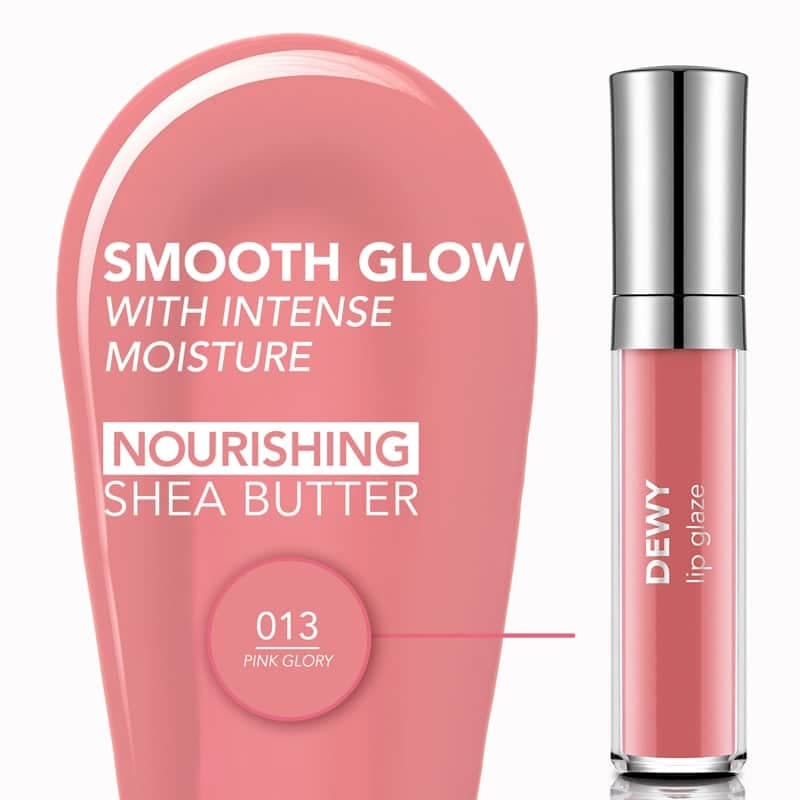 لیپ گلاس براق فلورمار flormar مدل Dewy Lip Glaze کد 013(رنگ Pink Glory) — تصویر ۲