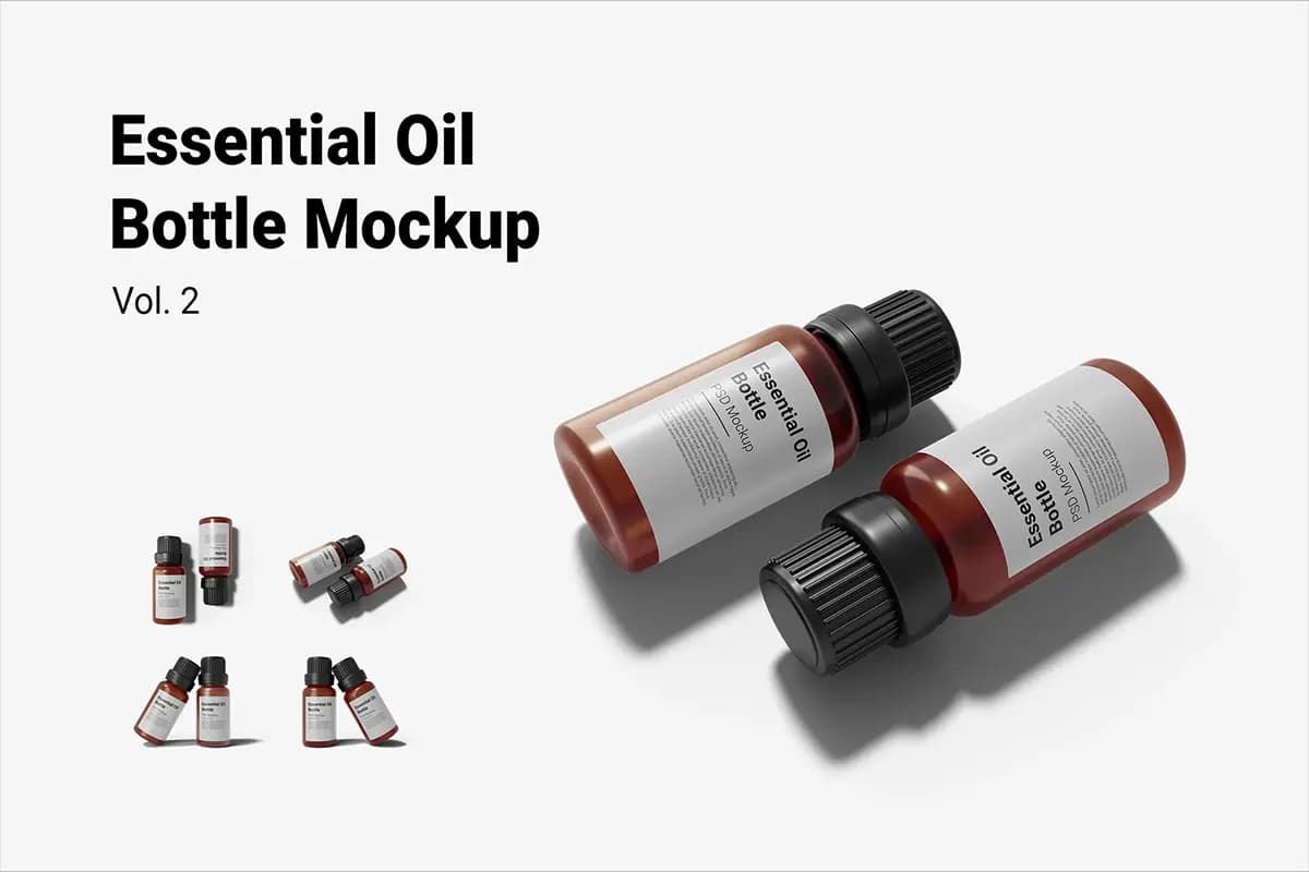 موکاپ بطری روغن گیاهی