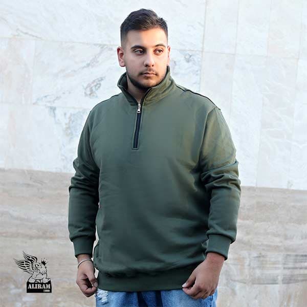 دورس نیم زیپ سایز بزرگ6276 — تصویر ۴