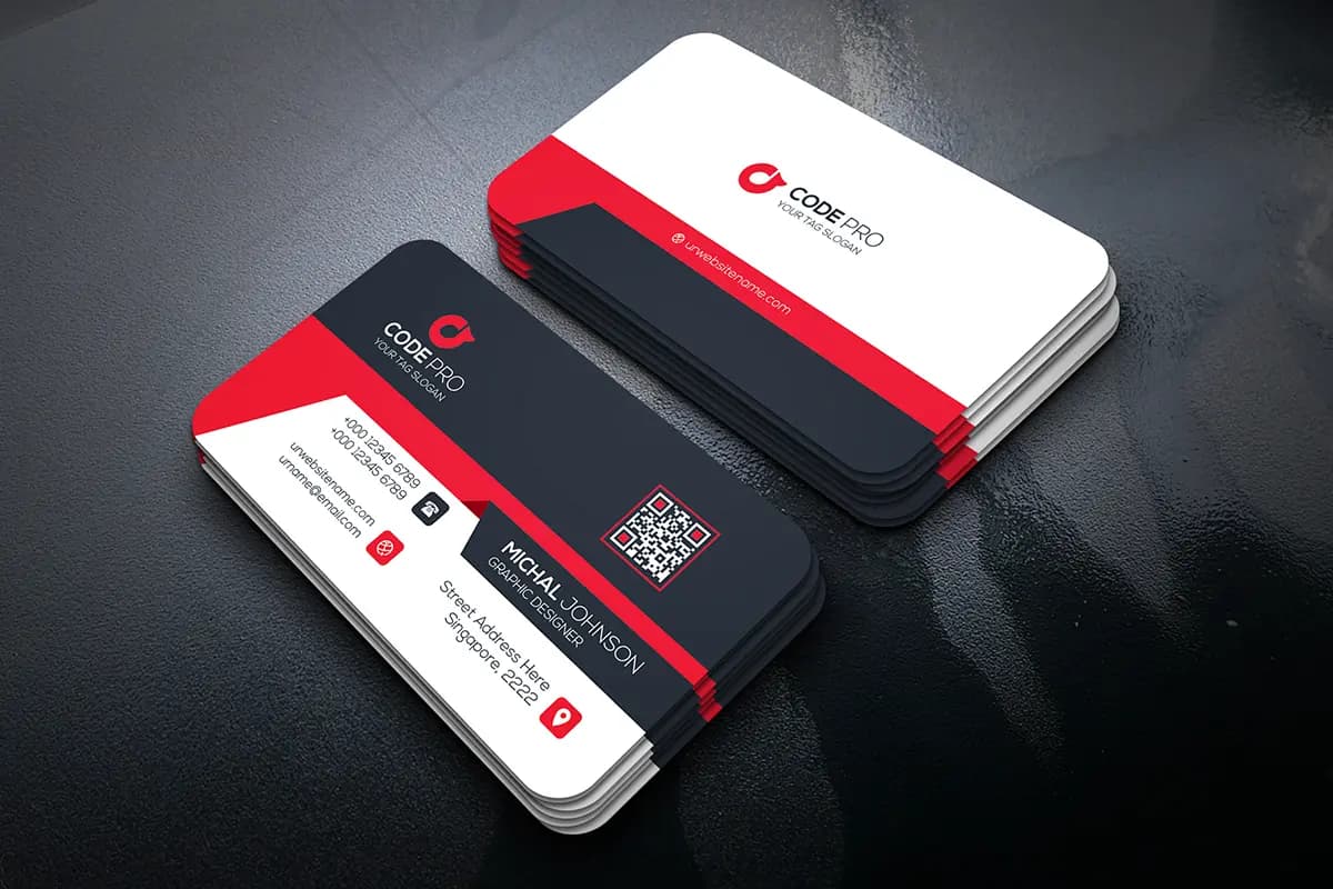 کارت ویزیت استودیو طراحی وب — تصویر ۳