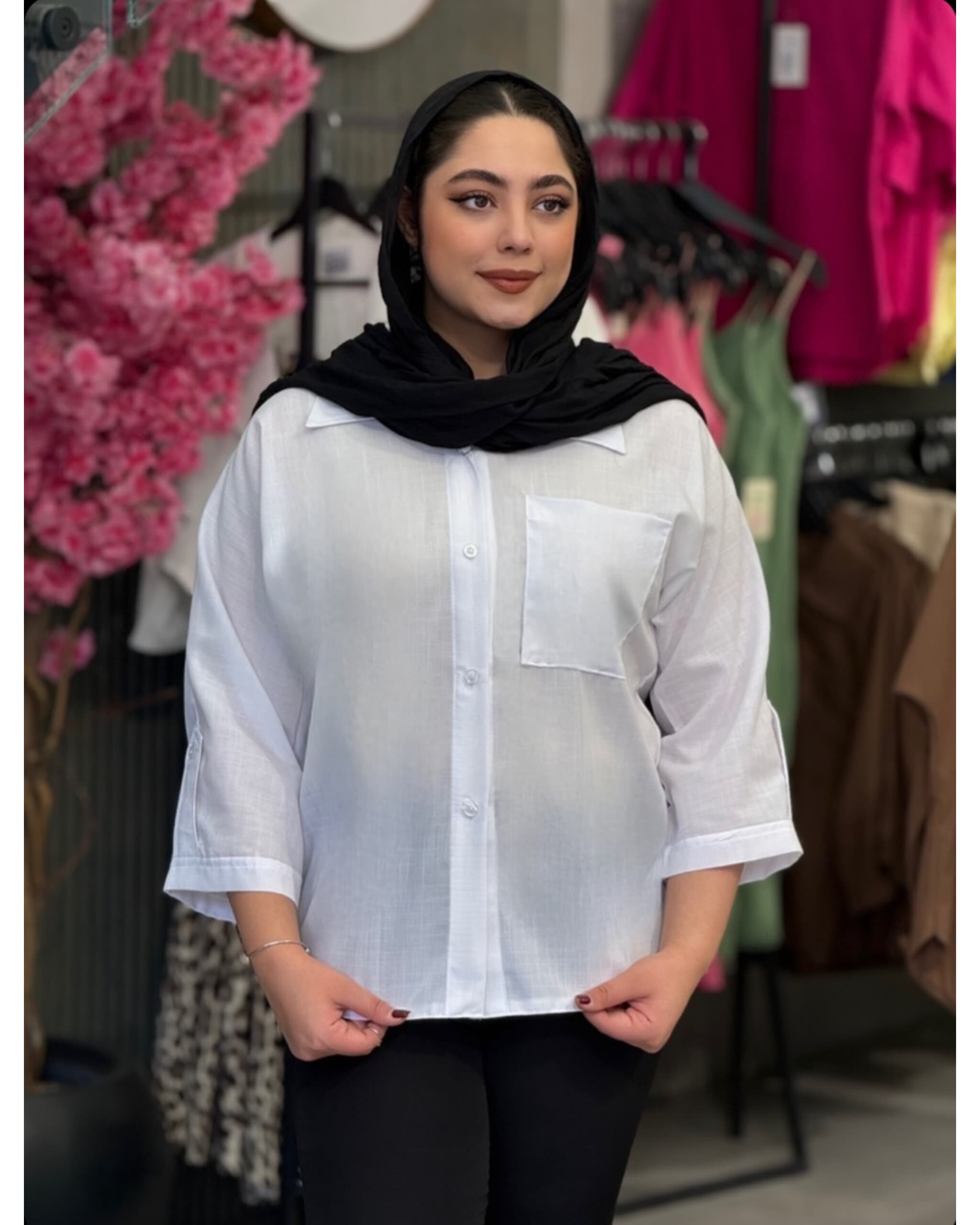 شومیز زنانه مدل سمانه