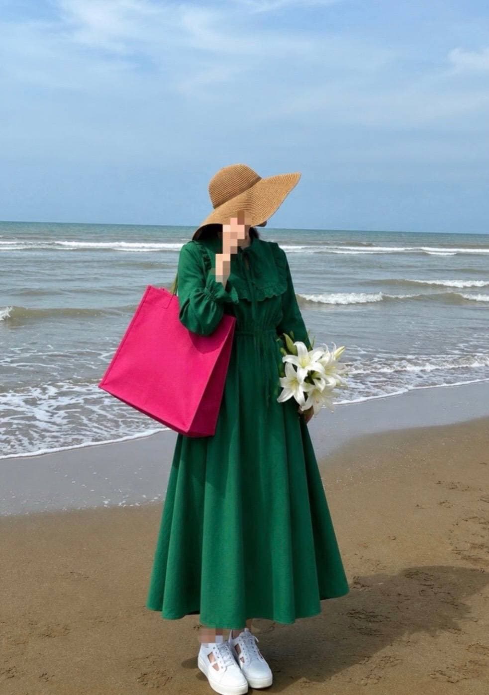 ساحلی زنانه مدل دریا — تصویر ۲