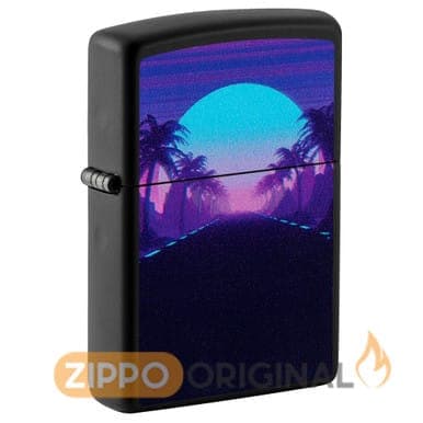 زیپو اصل کد 49809 بلک لایت — تصویر ۳