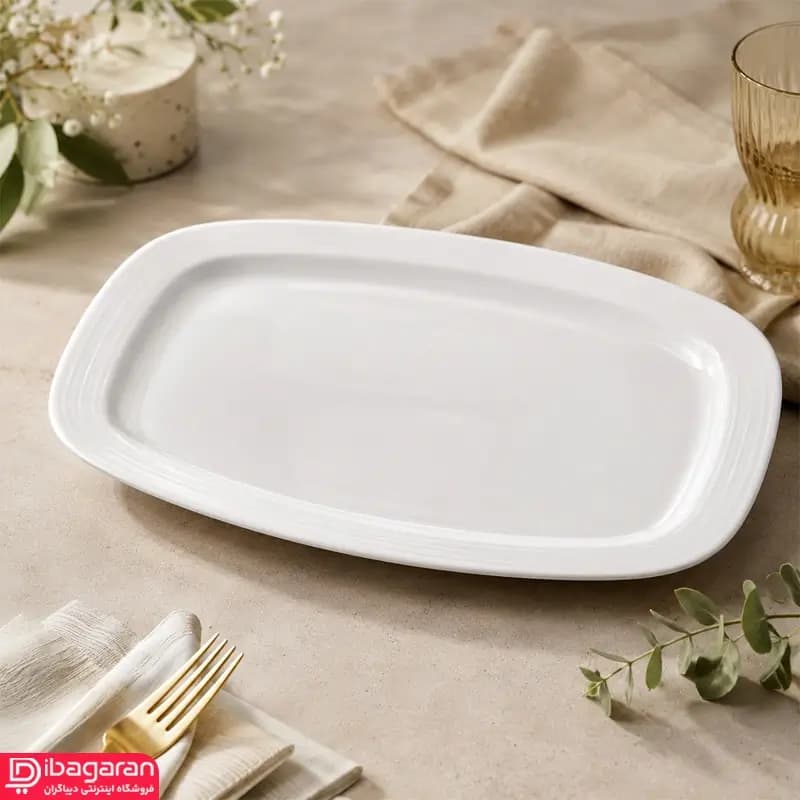 دیس کباب چینی زرین مدل هتلی 49 سایز 32