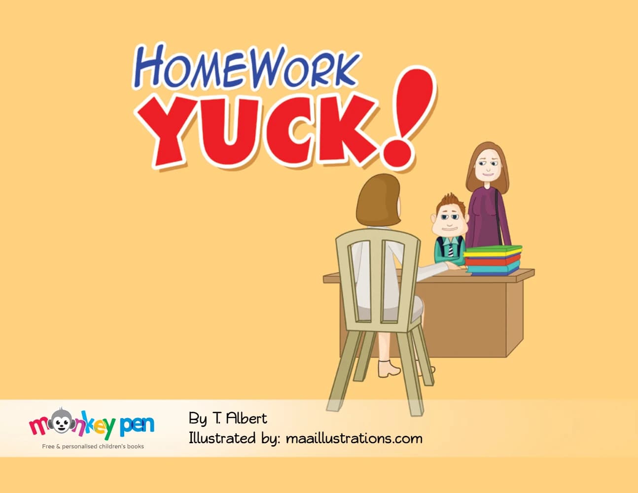 کتاب Homework Yuck (تکالیف مدرسه) نسخه انگلیسی PDF | مانکی پن — تصویر ۲