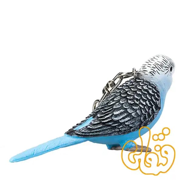 آویز کلید مرغ عشق آبی موجو Budgerigar (Blue) Keychain 387459 — تصویر ۴