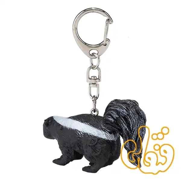 آویز کلید راسوی آمریکایی موجو Skunk Keychain 387441 — تصویر ۴