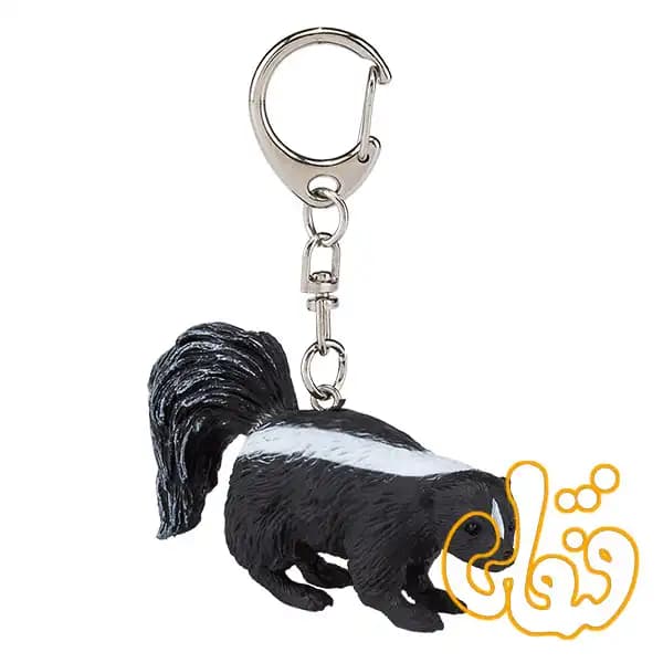 آویز کلید راسوی آمریکایی موجو Skunk Keychain 387441 — تصویر ۶