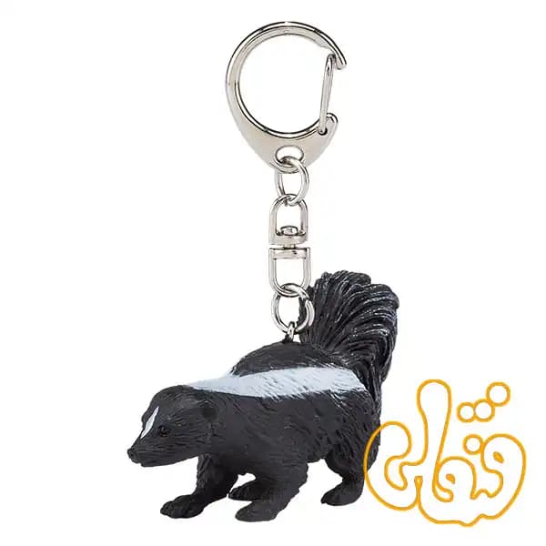 آویز کلید راسوی آمریکایی موجو Skunk Keychain 387441 — تصویر ۲