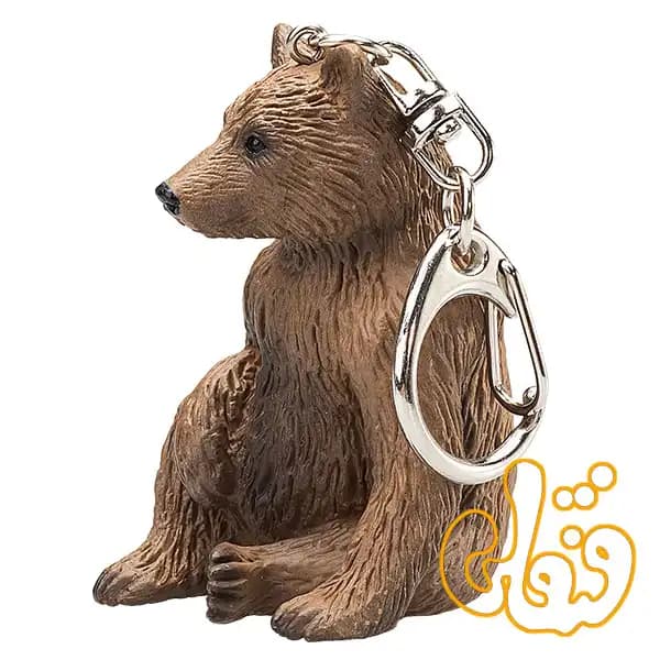 آویز کلید بچه خرس گریزلی موجو Grizzly Bear Cub Keychain 387436 — تصویر ۲