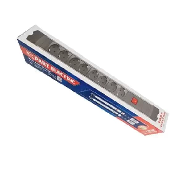 پاور ماژول هشت خانه رک مونت کلید دار پارت الکتریک مدل Azin 2252 ارت دار کابل 1.8 متر — تصویر ۶