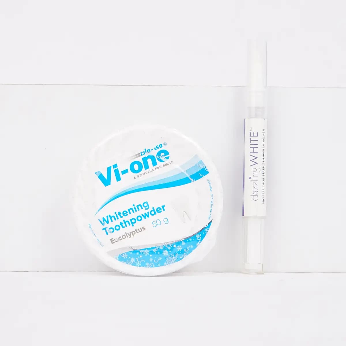 پکیج سفید کننده دندان ( قلم Dazzling White + پودر Vi-ONE) — تصویر ۲