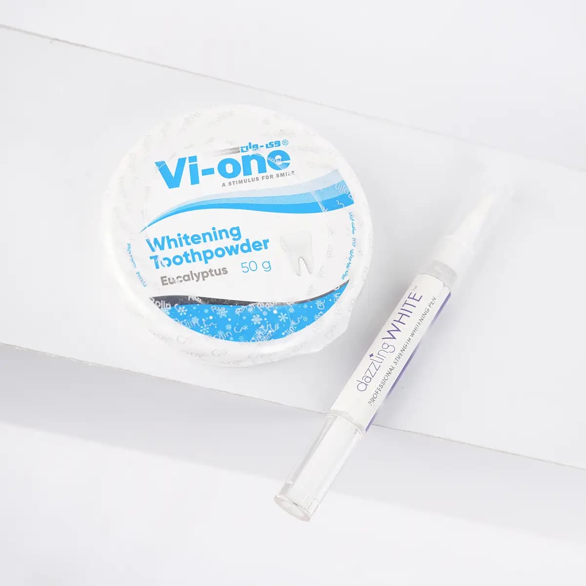 پکیج سفید کننده دندان ( قلم Dazzling White + پودر Vi-ONE) — تصویر ۳