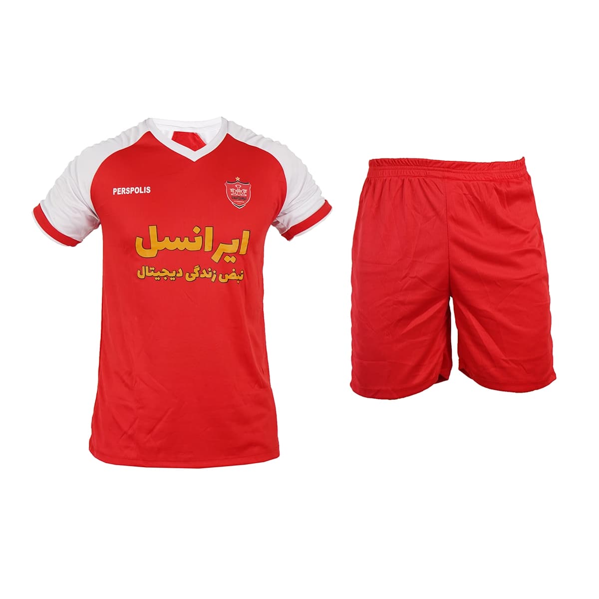 پکیج ست پرسپولیس مردانه ایرانسل +ست سوئیشرت شلوار پرسپولیس مردانه مدلJ92 — تصویر ۶