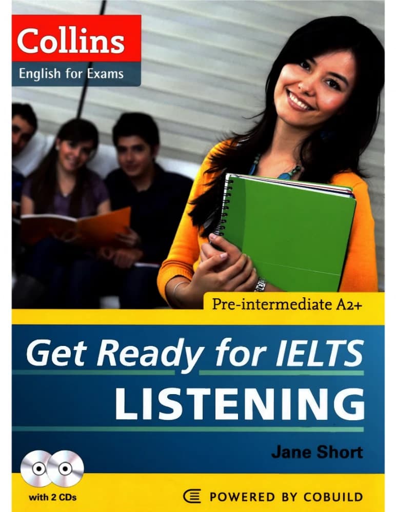 کتاب Get Ready for IELTS Listening Pre-Intermediate (آمادگی آیلتس – مهارت شنیداری سطح پیشمتوسط) نسخه انگلیسی PDF | IELTS Bank