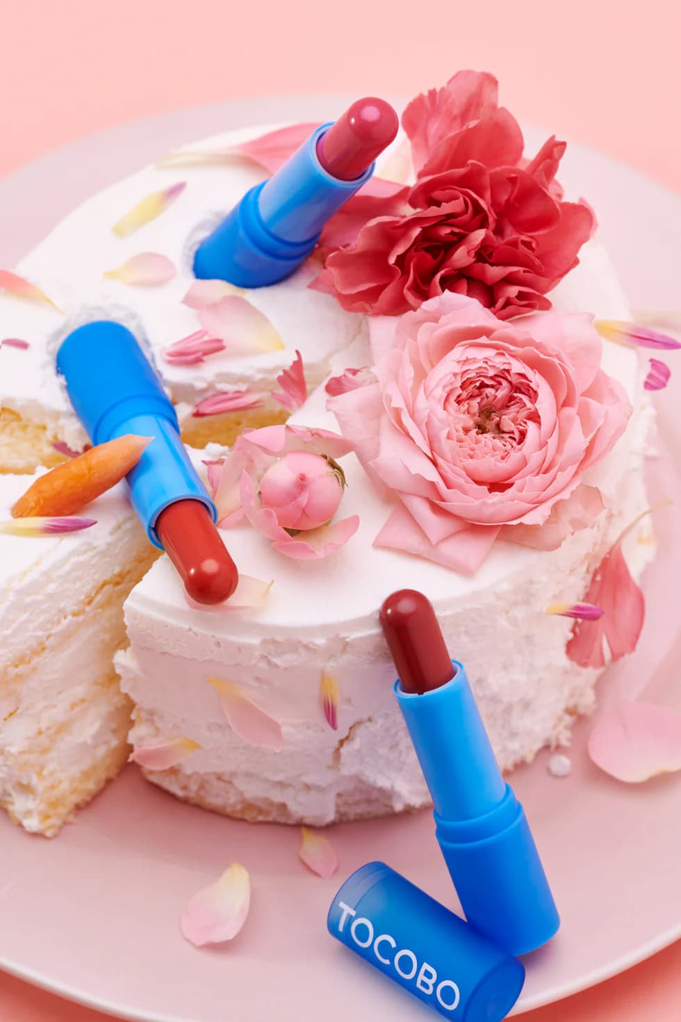 بالم لب رنگی مخملی توکوبو TOCOBO سری POWER CREAM مدل 033CAROT CAKE وزن 3.5 گرم — تصویر ۲