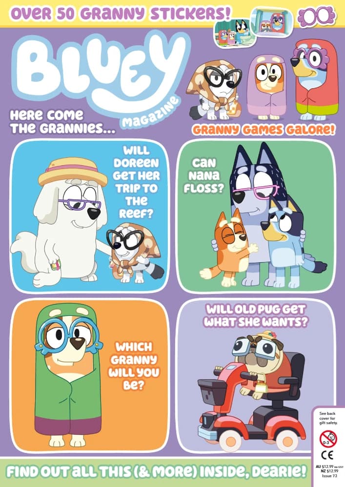 کتاب Bluey Magazine June 2026 (مجله بلویی شماره ژوئن ۲۰۲۶) نسخه انگلیسی PDF | نامشخص — تصویر ۲