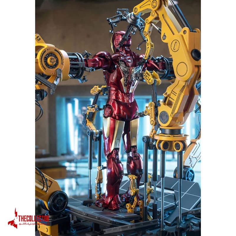 اکشن فیگور آیرون من | iron man | مارک 4 از برند Zd toys — تصویر ۴