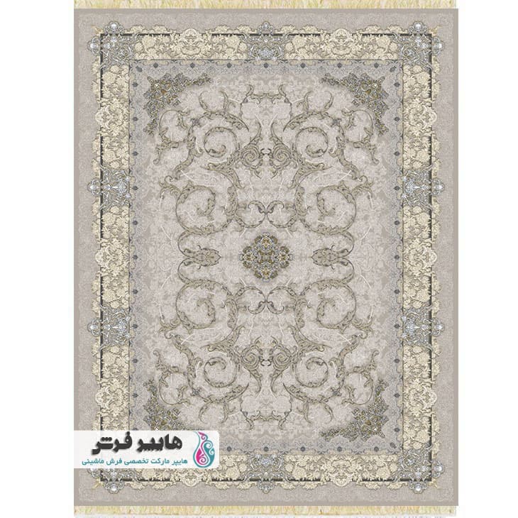 فرش الماس کویر طرح سلاطین فیلی کد 1205