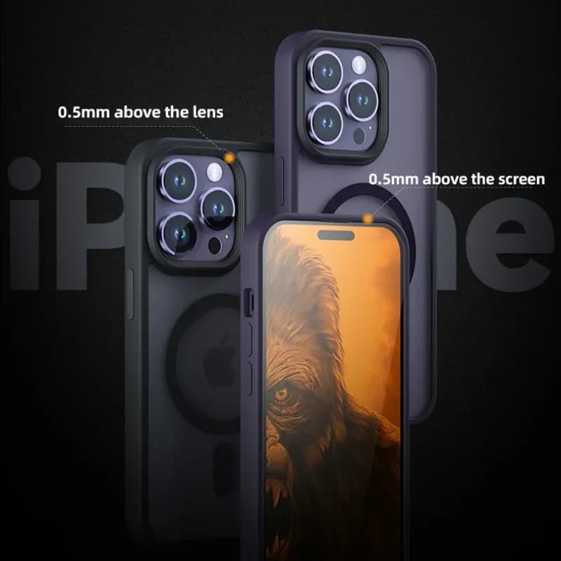 قاب گوشی آیفون پشت مات مگ سیف دار CASE PRO — تصویر ۲