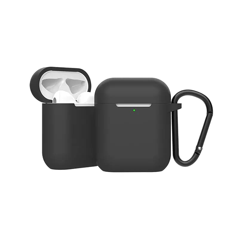 کیس سیلیکونی موکت دار مناسب برای ایرپاد 2 Airpod 1/2 Silicon Case — تصویر ۲