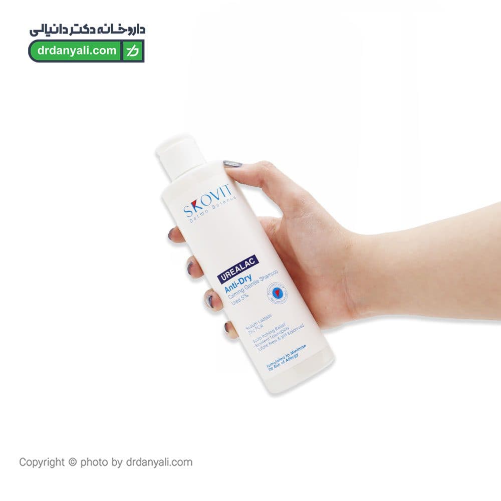 شامپو رطوبت رسان مو 5 درصد اوره اسکوویت 300 میلی لیتر — تصویر ۳