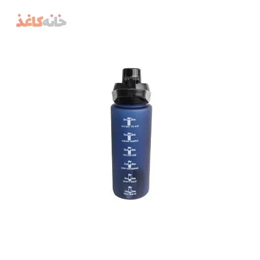 قمقمه اسپرت نی دار کد 8010 طرح سرمه ای — تصویر ۴