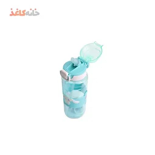 قمقمه دور سیلسکونی خارجی کد8004 طرح ابی — تصویر ۴
