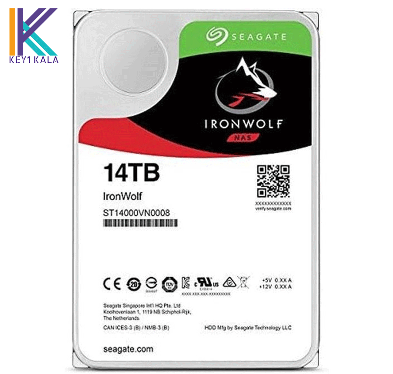هارد اینترنال 14 ترابایت سیگیت مدل IronWolf — تصویر ۳