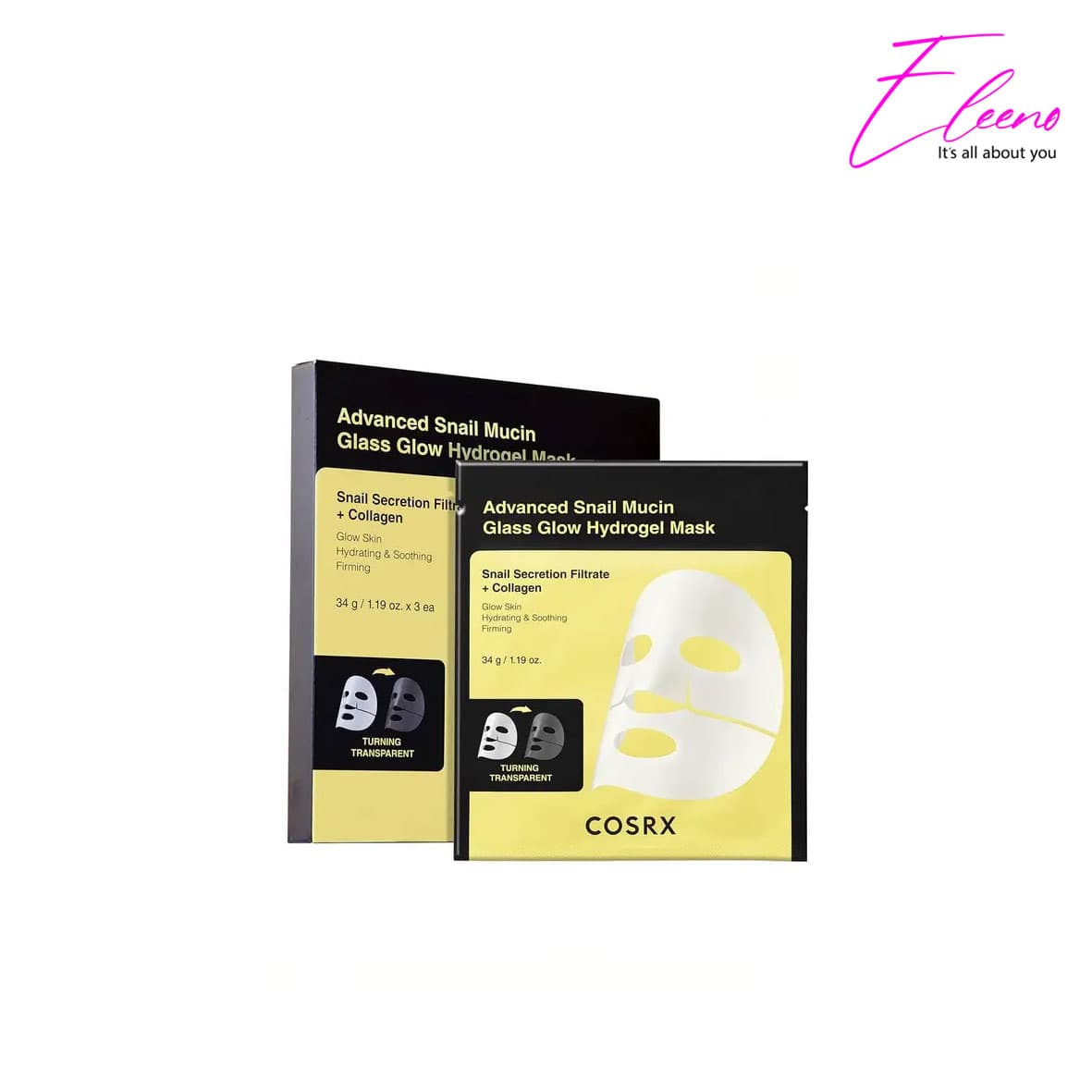 ماسک صورت هیدروژلی ورقه ای کوزارکس Cosrx Hydrogel Mask — تصویر ۲