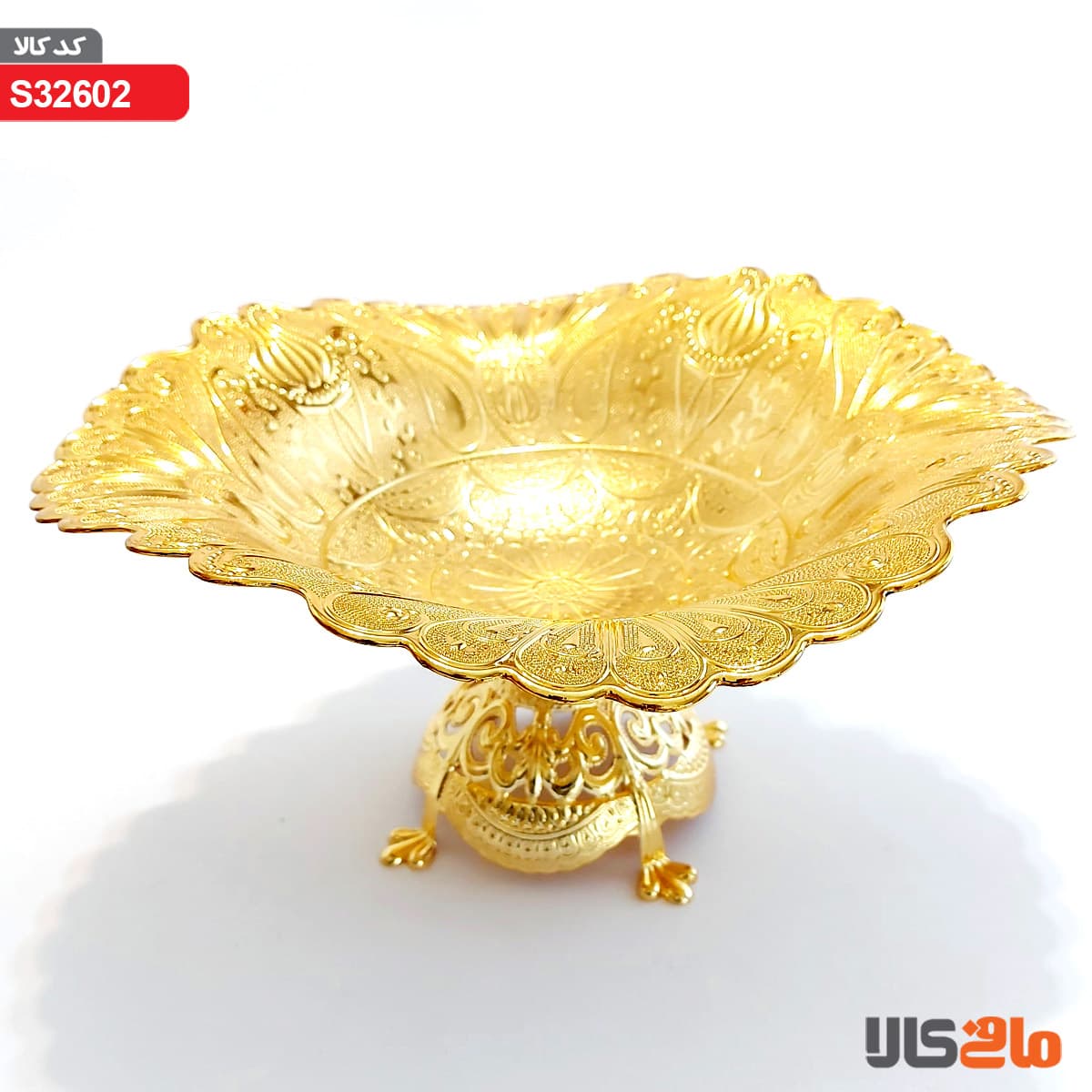 میوه خوری مدل هلال دار(طلایی)
