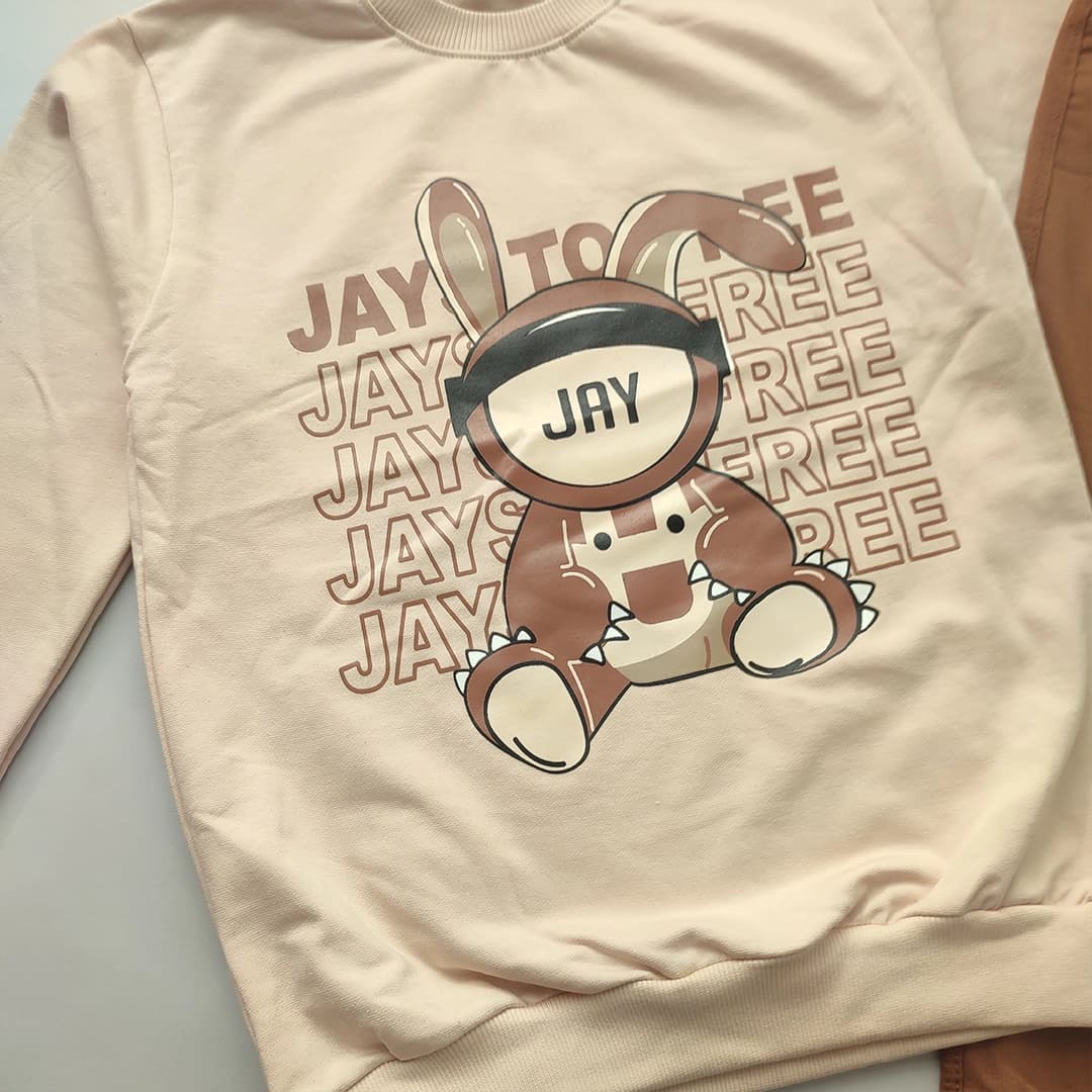 بلوز شلوار پسرانه دخترانه خرگوش JAY — تصویر ۵