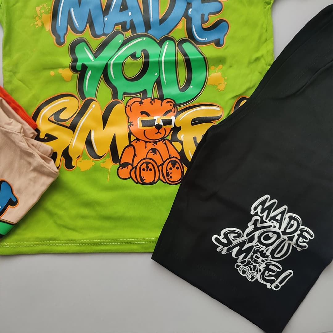 تیشرت شلوارک تدی MADE — تصویر ۵