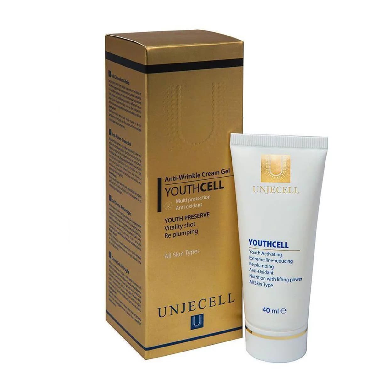 کرم ژل ضد چروک یوتسل ـ YouthCell Anti Wrinkle Cream Gel ـ آنژسل