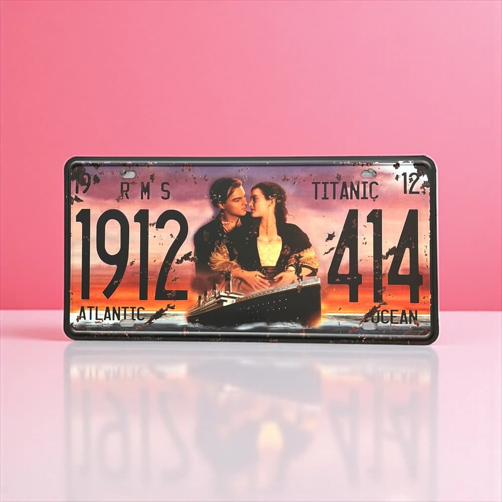 پلاک فلزی طرح Titanic — تصویر ۲