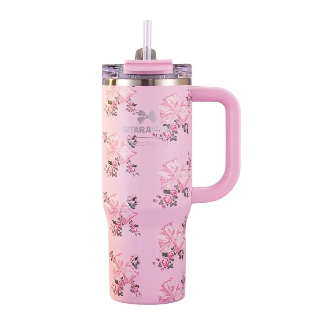 تامبلر پاپیونی سیتارایوری مدل ضد نشت دسته دار 900ml — تصویر ۷
