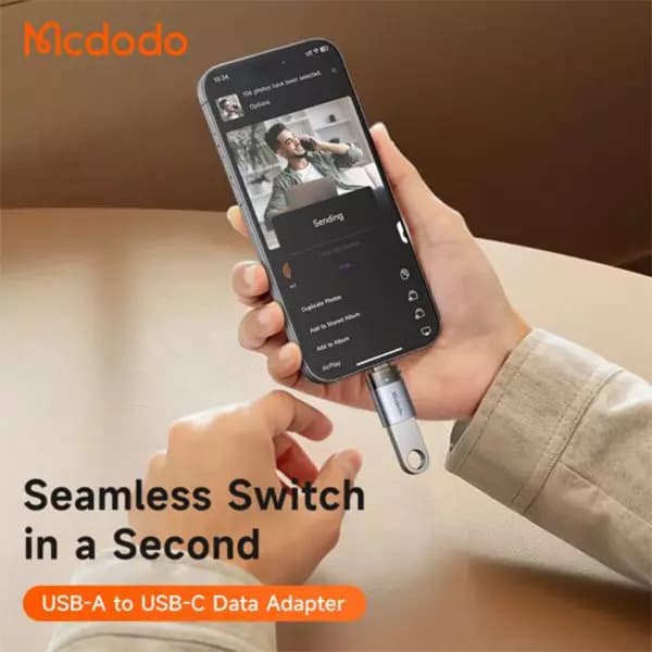 مبدل OTG یو اس بی به تایپ سی مک دودو مدل OT-7400 — تصویر ۷