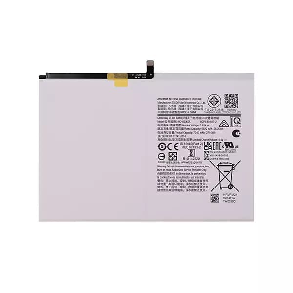 باتری اصلی تبلت سامسونگ Galaxy Tab A8 10.5 SM-X205 مدل EB-BX200ABY — تصویر ۲