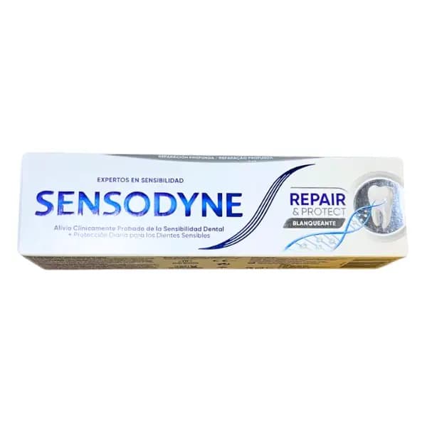 خمیر دندان ترمیم کننده سنسوداین Sensodyne سری Repair And Protect مدل Branqueadora حجم 75 میل — تصویر ۳